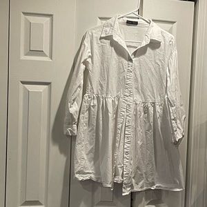 Button Down Oxford Dress
